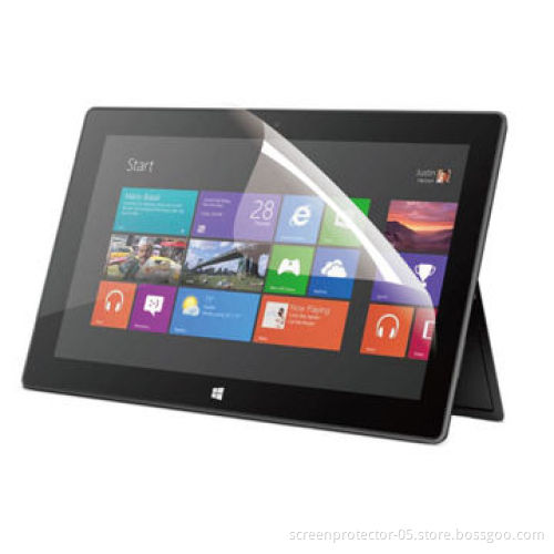 HD Crystal Protector for Clear Screens of Microsoft Surface, Made of Imported PET